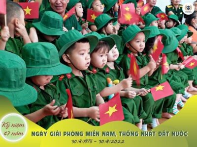 Trường mầm non kỷ niệm 30/4 ngày giải phóng miền Nam – thống Nhất Đất Nước