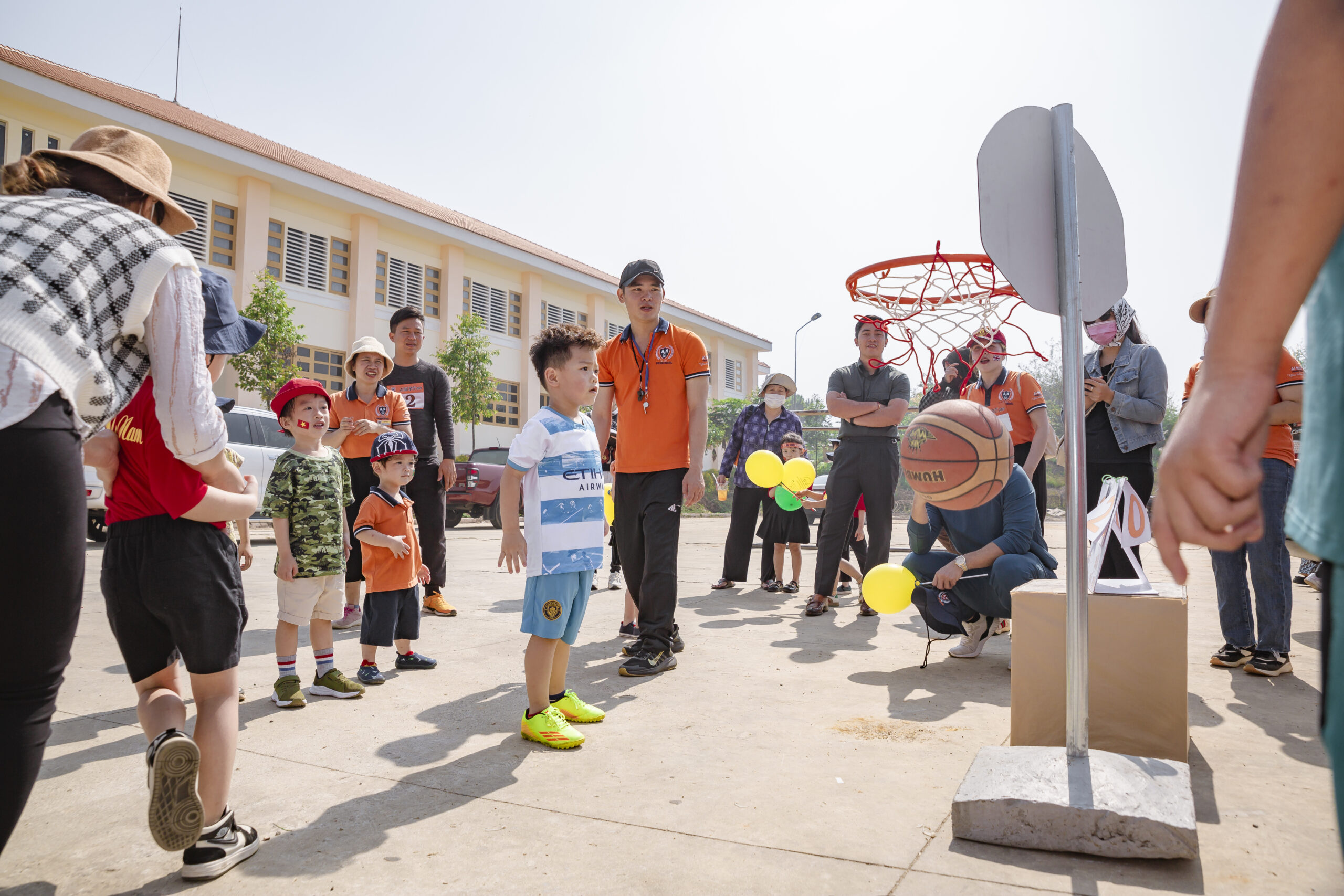 Hoạt động bóng rổ tại đường đua Ái Nhi - AINHIRACE 2023 